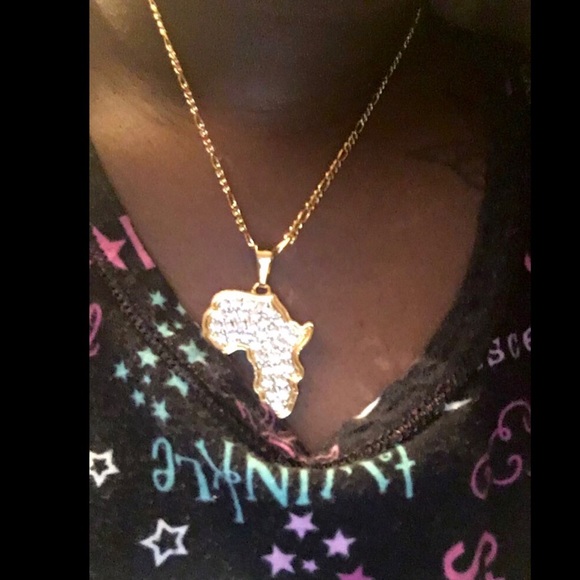 💔SOLD OUT🌴🦓AFRICA🦓🌴Dazzling Pendant Necklace - Picture 3 of 4